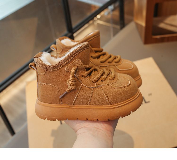 Big Head Schneestiefel, Baumwollschuhe, Damen 2025 Neuer Winterstil, Gefüttert Und Verdickt, Tragbar, Dickbesohlt, Rutschfest, Warm, Kurze Stiefel_voghion.com