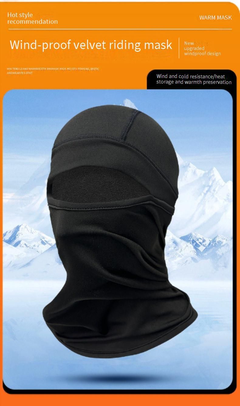 Unisex Winter Ski Balaclava Face Mask – Windproof & Thermal Neck Warmer For Motorcycle Riding, Snowboarding, And Outdoor Activities_voghion.com