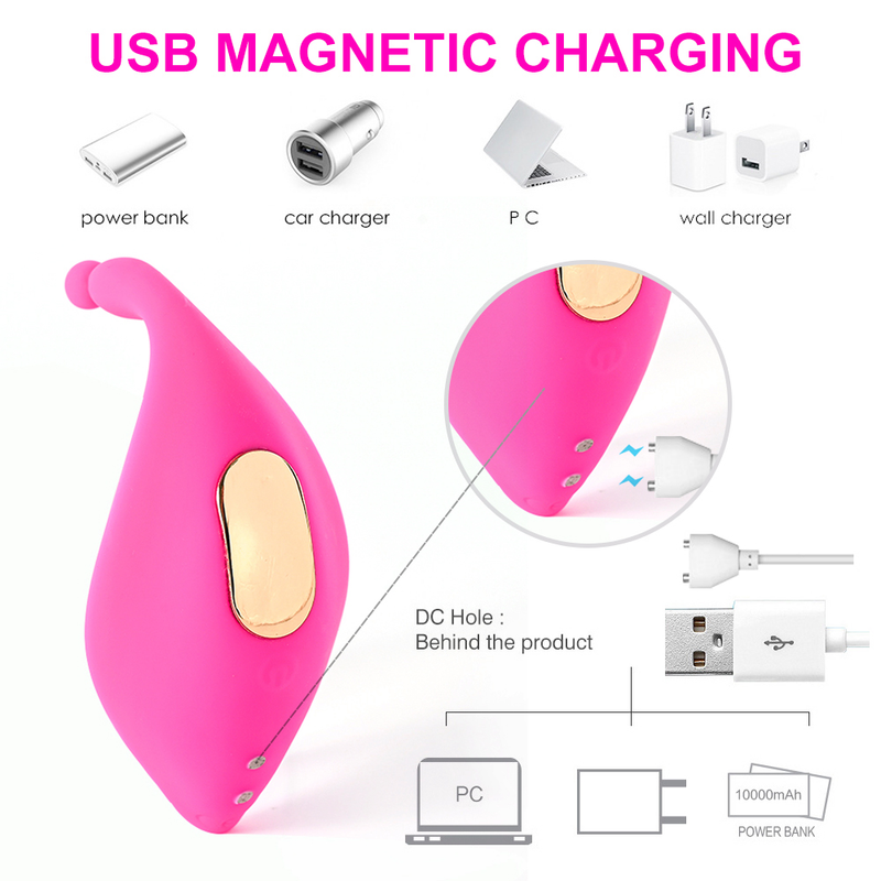 Stimolatore clitorideo portatile con vibratore indossabile, vibratore a mutandine, giocattoli sessuali controllati da app per donne, taglia M_voghion.com