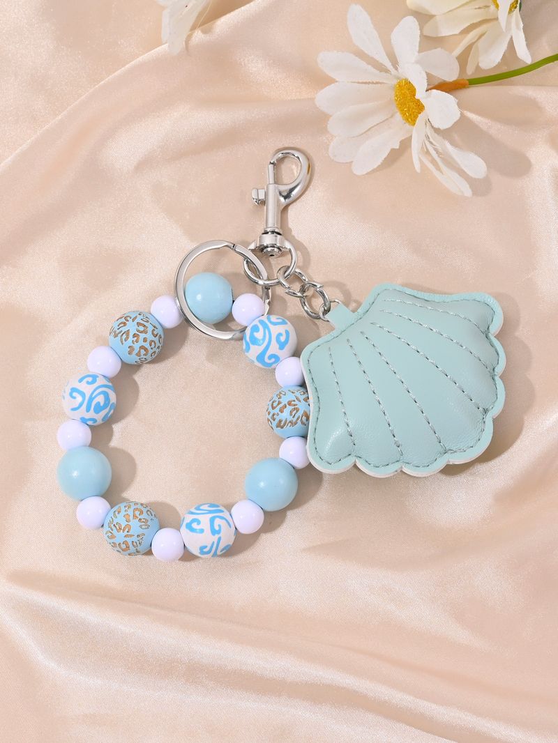Shell Conch Pearl Tassel Keychain New Ocean Style Bag Car Key Pendant_voghion.com