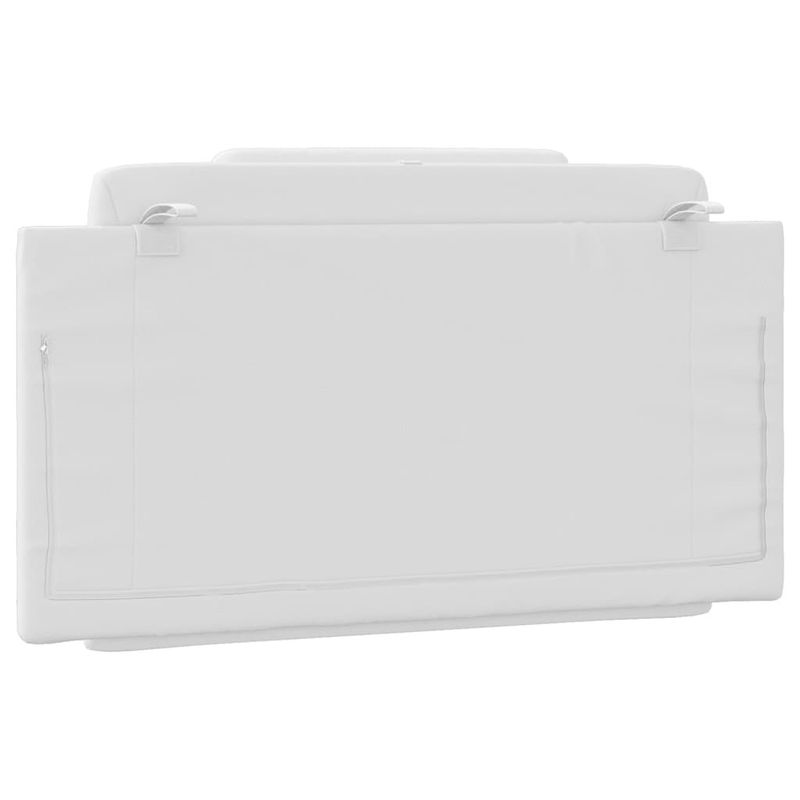 Headboard Cushion White 39.4" Leather_voghion.com
