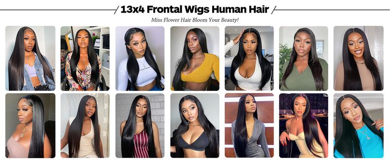 250 % Dichte HD Lace Front Perücken Echthaar 26 Zoll 15A Güteklasse Echt Voll Groß Lace Space 13x4 Gerade Lace Frontal Perücken Echthaar Vorgezupft_voghion.com