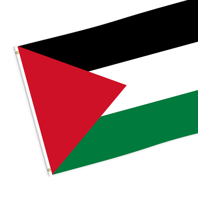 SportLife Palestīnas karogs, spilgtas krāsas piekarināms baneris, izturīgs Palestīnas valsts karogs mājas dārza dekorēšanai_voghion.com