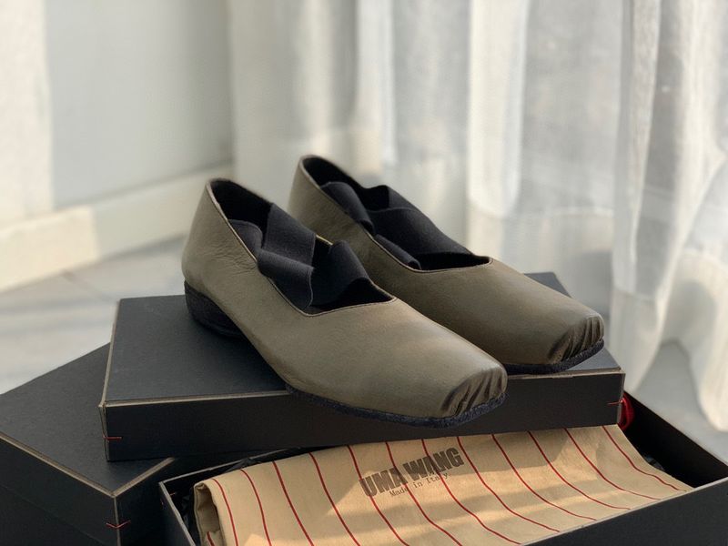 <Top Version>Handmade Old Washed Cowhide Mary Jane Ballet Shoes Women's Pig Nose Genuine Leather, Follow Up_voghion.com