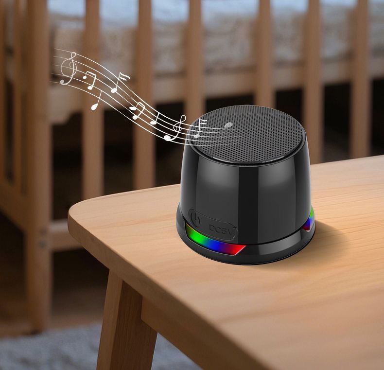 Mini enceinte Bluetooth portable magnétique d'extérieur étanche avec caisson de basses sans fil_voghion.com