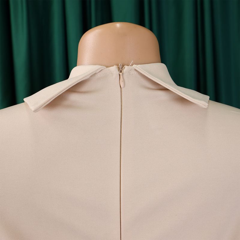 Női ruházat Divat Temperamentum Magas Derékú Bankett Nagy Swing Szoknya Elegáns Estélyi Ruha_voghion.com