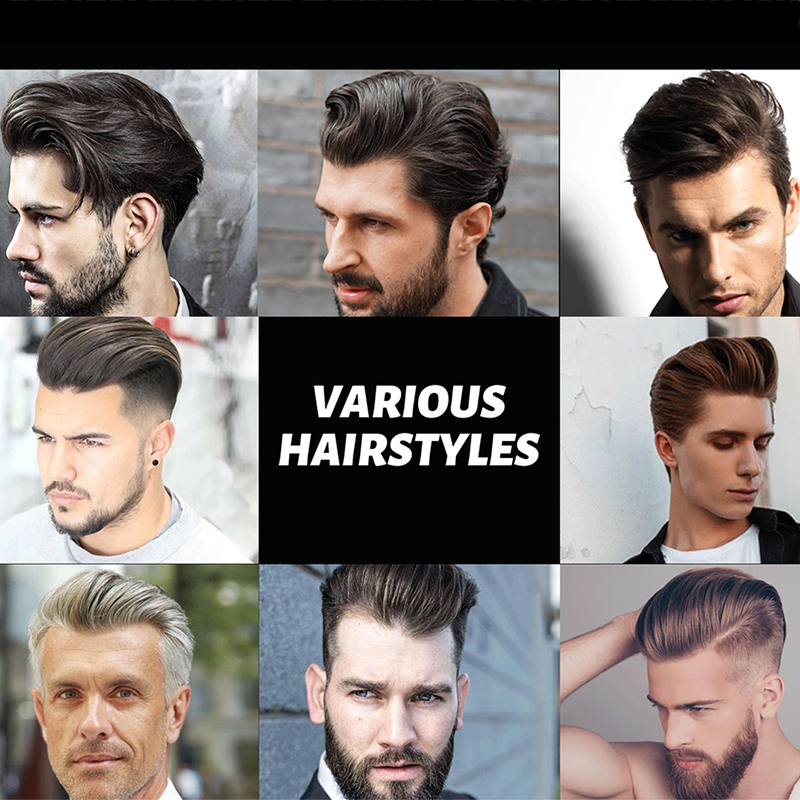 Voks Herrehår Hår 120g Hårstyling Clay Gel Fluffy Fugtgivende mat finish Strong Molding Cream Lon_voghion.com