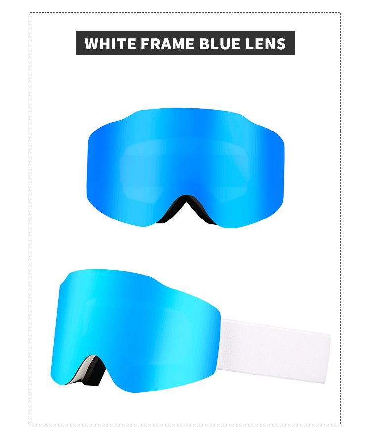 2024 Magnetic Glasses Double layer Goggles UV Ski Windshield Anti Fog Mountaineering Eye_voghion.com