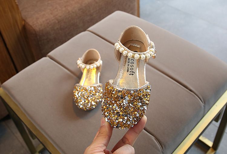 Mutter & Kinder 2025 Frühling Sommer Schuhe Für Mädchen Baby Prinzessin Schuhe kinder Casual Schuhe Pailletten Schuhe Perle Tanz Schuhe_voghion.com