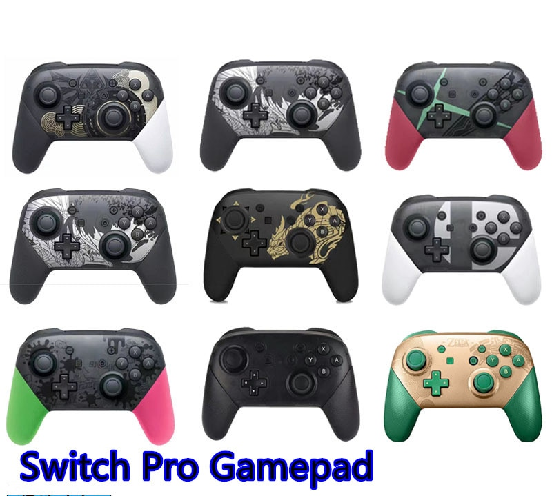 Nintendo Switchi kontrolleri juhtmevaba Bluetooth-mängupuldi Oled/Lite/Pro mängukonsooli jaoks 6-teljelise vibratsiooni ja NFC-ga äratusfunktsiooniga_voghion.com