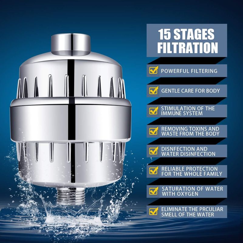 FEELSO 15 Stage Combo - 5 Spray Filter Softener Cartridge_voghion.com
