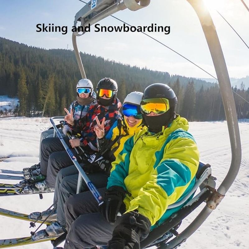 Herre Dame Ski Mask Balaclava Face Shield Let Motorcykel Snowboard Ski Hat_voghion.com