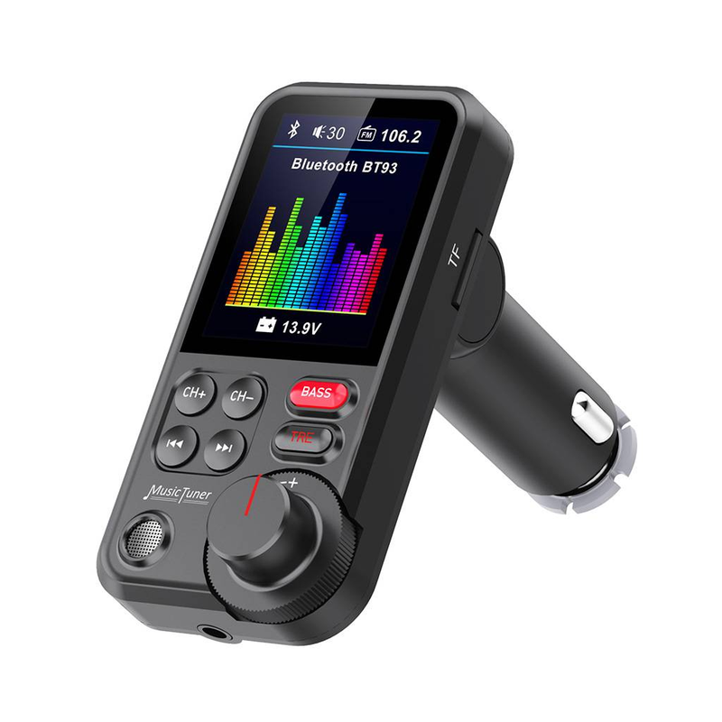 BT93 Auto MP3-speler USB-stick Lossless HIFI Hoge en lage frequentie-equalizer Muziek Auto Bluetooth FM-zender_voghion.com