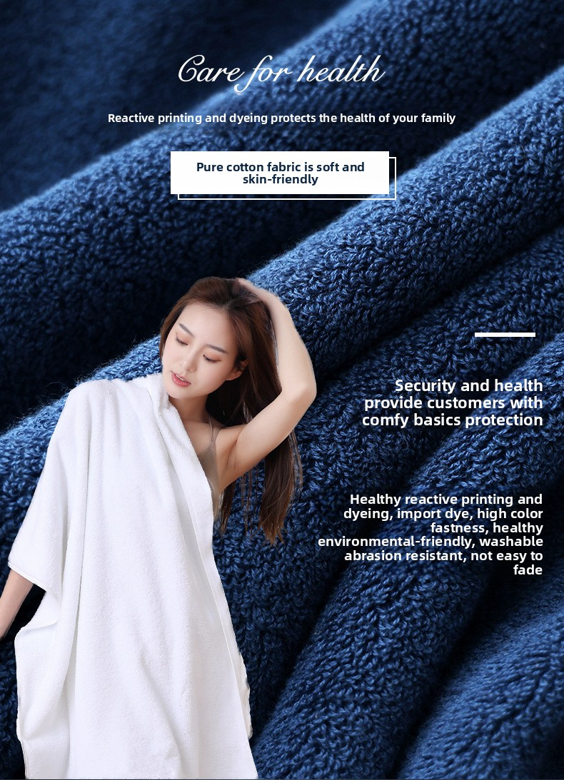 Combed 100% Cotton Hotel Luxury Towel - Ultra Absorbent & Soft For Home & 5-Star Hotel Use_voghion.com