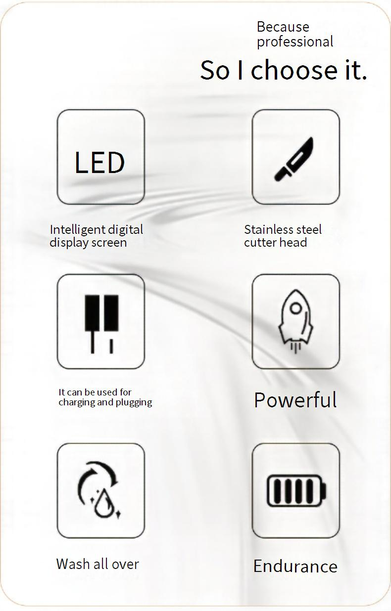8-in-1 Electric Hair Removal Device For Women - Painless IPL Epilator (Eyebrow Trimmer Nose Hair Bikini Line Rechargeable Waterproof)_voghion.com