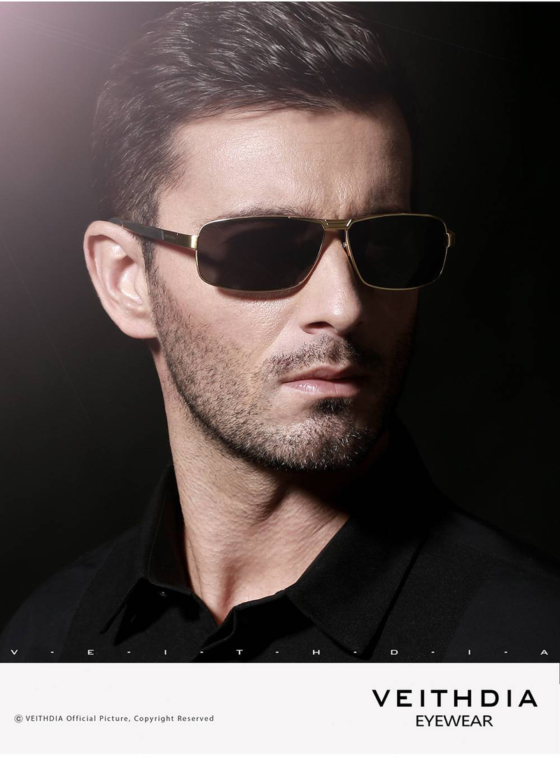 Occhiali da sole polarizzati anti-ultravioletti da uomo, occhiali da sole con aste antiscivolo_voghion.com