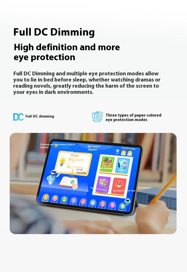 Zhuochida NX1 10.1 Inch Dual-Core Android Tablet For Kids & Business, WiFi/Bluetooth, 160GB Storage, 5-7H Battery (Sky Blue/White/Purple/Mint)_voghion.com