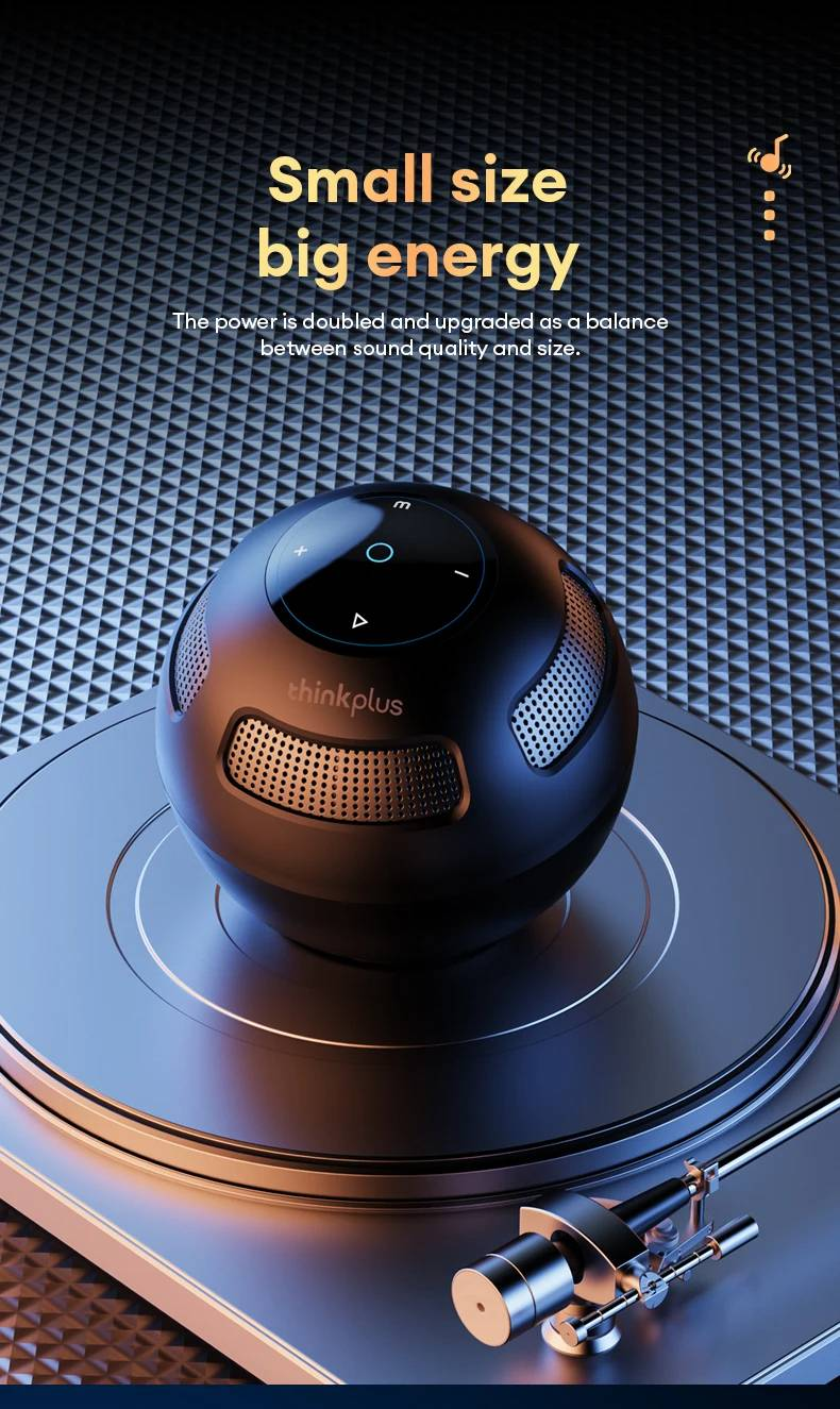 Enceintes Lenovo TS5 d'origine, haut-parleur sans fil Bluetooth 5.3 pour l'extérieur, caisson de basses portable, lecteur de son surround, home cinéma_voghion.com