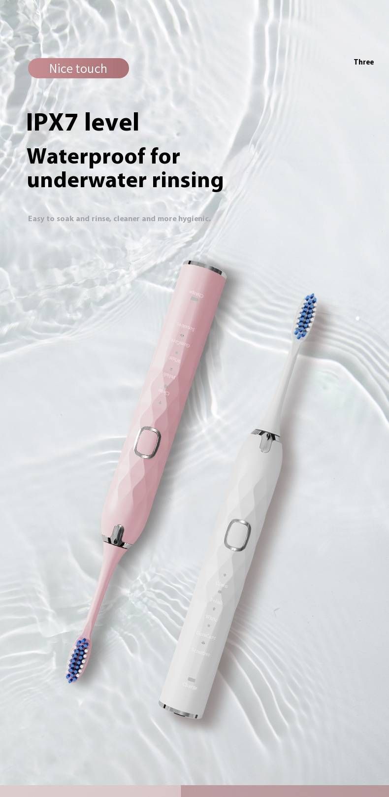 Premium Magnetic Sonic Electric Toothbrush – 5 Modes, Ultra-Soft Bristles, IPX7 Waterproof, USB-C Fast Charging, 30+ Days Battery, Low Noise_voghion.com