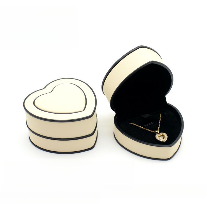 Neuer Vorschlag Herz Schmuckschatulle PU Leder Liebe Schmuckschatulle Ring Anhänger Armband Schmuck Verpackung Geschenkbox Geburtstag Jahrestag Valentinstag Geschenk_voghion.com
