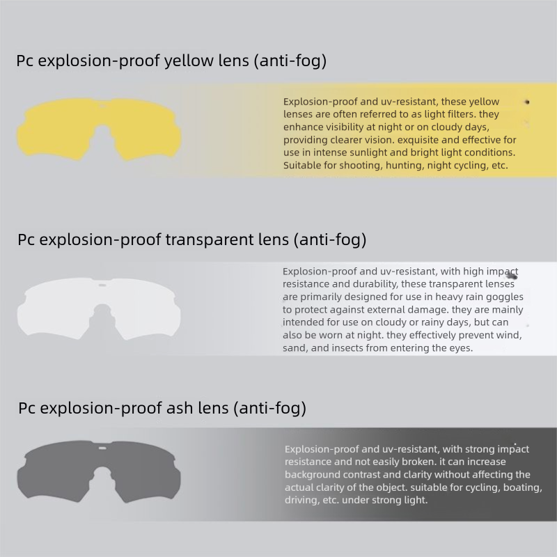 Taktische Anti-UV-Brille für Militärbegeisterte, geeignet zum Skifahren und Radfahren_voghion.com