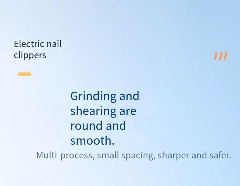 Automatischer Nagelknipser mit Schleiffunktion für Kinder, Einklemmschutz, multifunktionaler Nagelschleifer für den Heimgebrauch_voghion.com