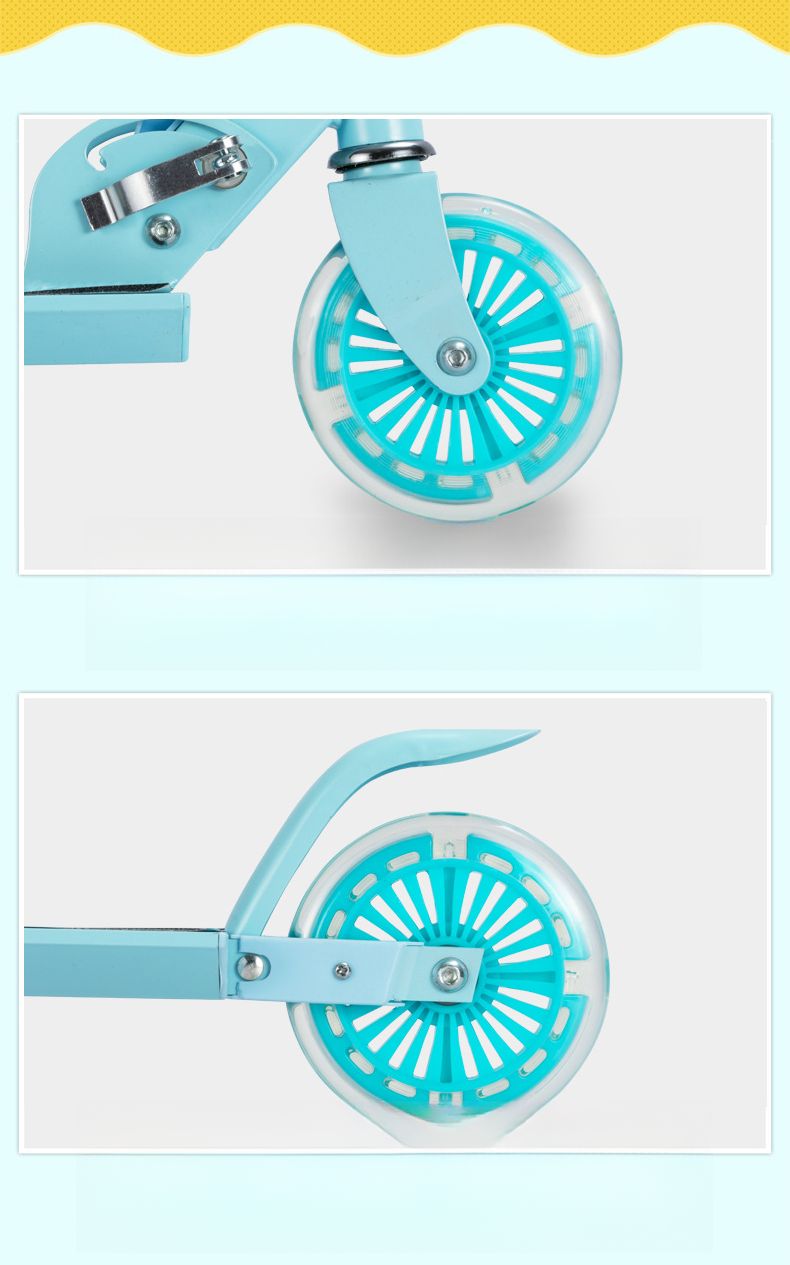 Monopattino pieghevole per bambini in lega di alluminio con pedale per e-commerce transfrontaliero_voghion.com