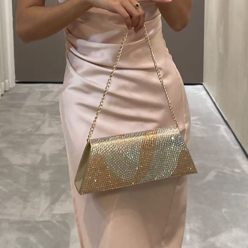 Neue Strasskette High-End-Handtasche mit Magnetverschluss für Damen_voghion.com
