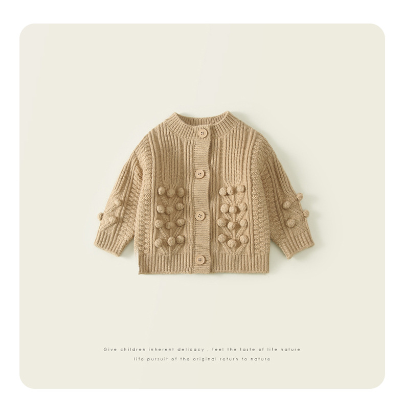 Robe d'automne pour filles, Cardigan, pull, manches longues, ensemble deux pièces pour enfants_voghion.com