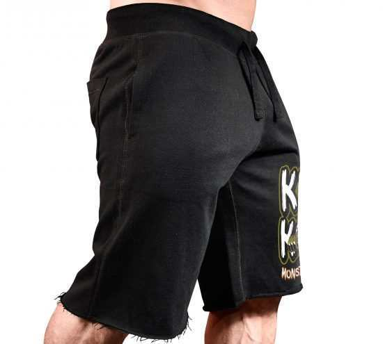 Muscle Fitness Brother - Pantalones cortos elásticos de algodón con estampado grande para hombre, deportes, correr, ocio, personalidad_voghion.com