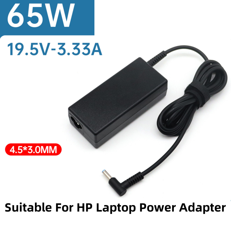 65W-stroomadapter geschikt voor HP laptops 19,5V 3,33A-oplader met 4,5x3,0mm-punt, compatibel met HP Pavilion 15/17, Envy X360 en ultrabooks_voghion.com