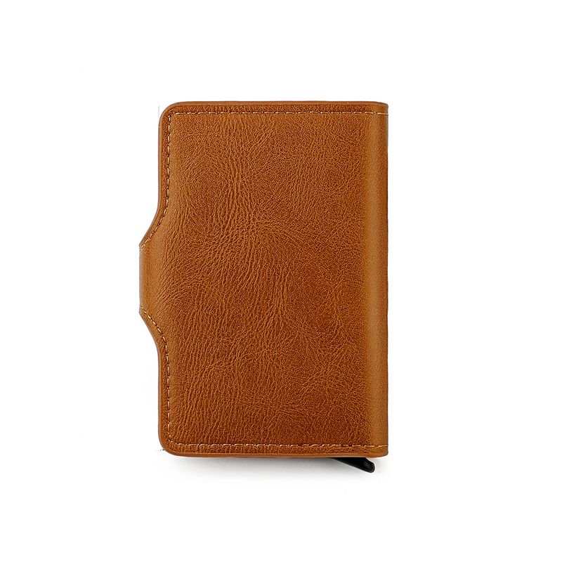 2022 Ny RFID antimagnetisk boks med aluminiumsskall som automatisk popper opp kortdeksel for menn og USD-klips_voghion.com