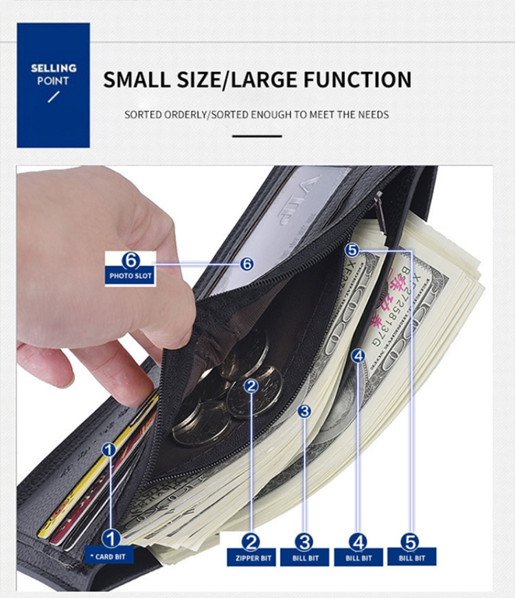 Brieftasche Männer Kurze Ultra Dünne Rindsleder Business Brieftasche Einfache Casual Brieftasche Männer Leder Kartenhalter Brieftasche_voghion.com
