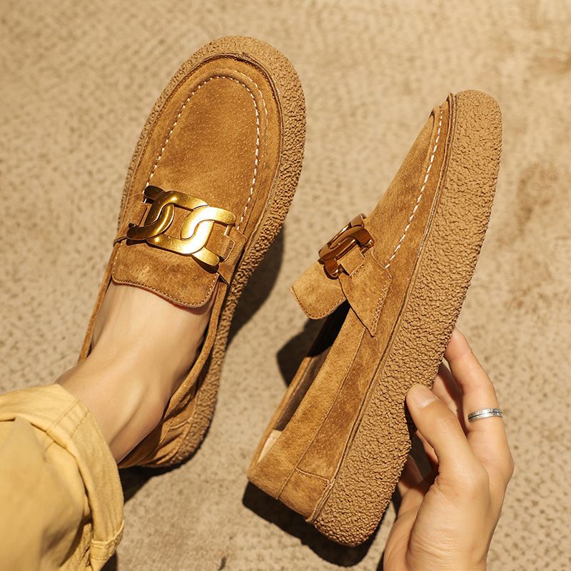 Herren Frühjahr/Sommer 2025 Neue Atmungsaktive One Foot Casual Zum Autofahren, Loafer Mit Flachem Boden, Bean S, British Single_voghion.com