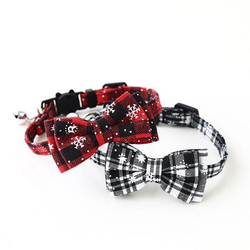 Collari per cani e gatti con fiocco di neve della serie Pet e pizzo_voghion.com