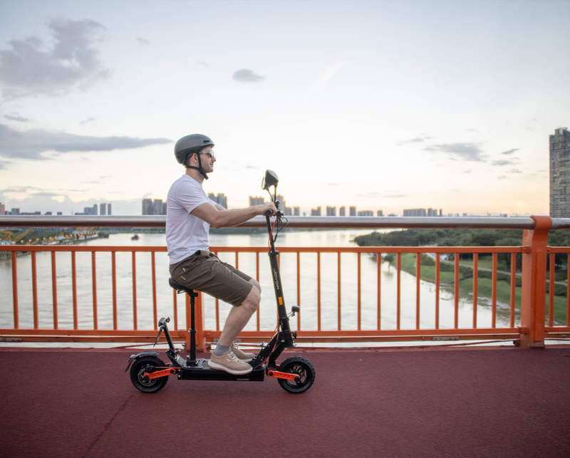 JOYOR S8E Yol Onaylı Elektrikli Scooter, 800W 48V 26AH(1248Wh) 80KM 45km/h, Koltuklu&NFC& Dikiz Aynalı 10" E-scooter_voghion.com