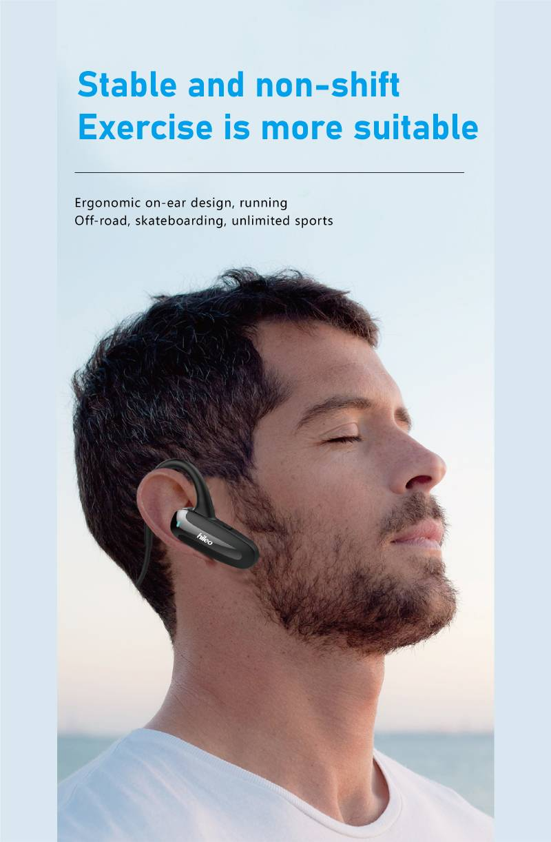 Auricolari Bluetooth sportivi Hi70 a doppio orecchio, senza fili, per corsa all'aperto, ciclismo, stereo, volume elevato_voghion.com