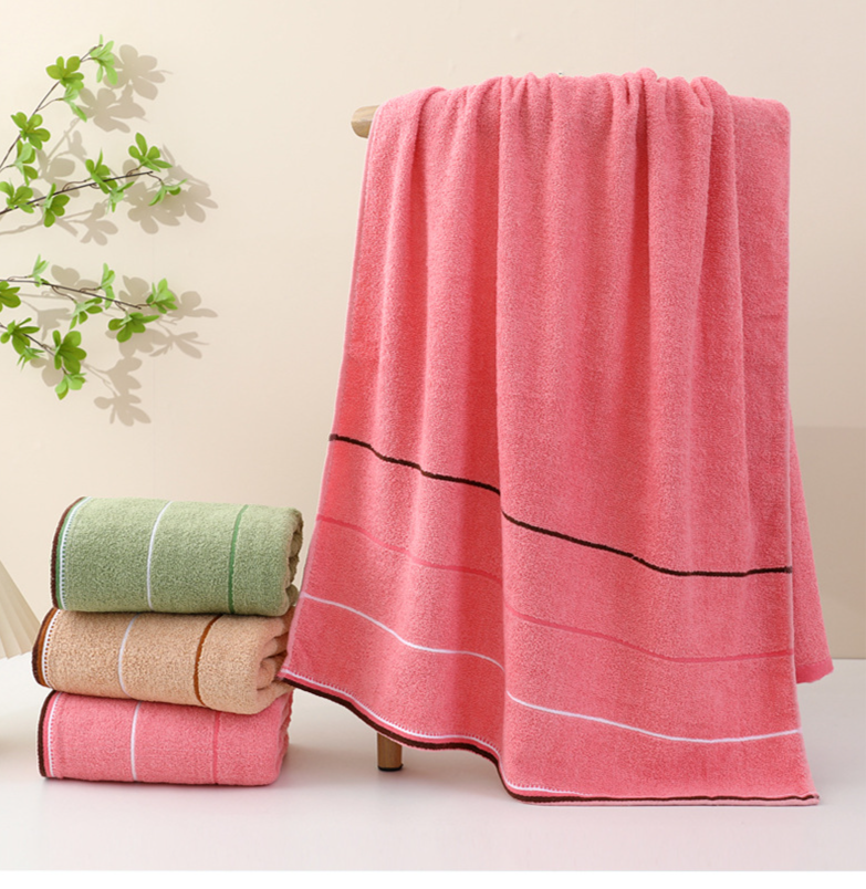 Cotton Bath Towels - Multi-Color, Soft & Quick-Drying, For Hotel/Hotel/B&B/Salon, Home Use, Gift-Grade_voghion.com