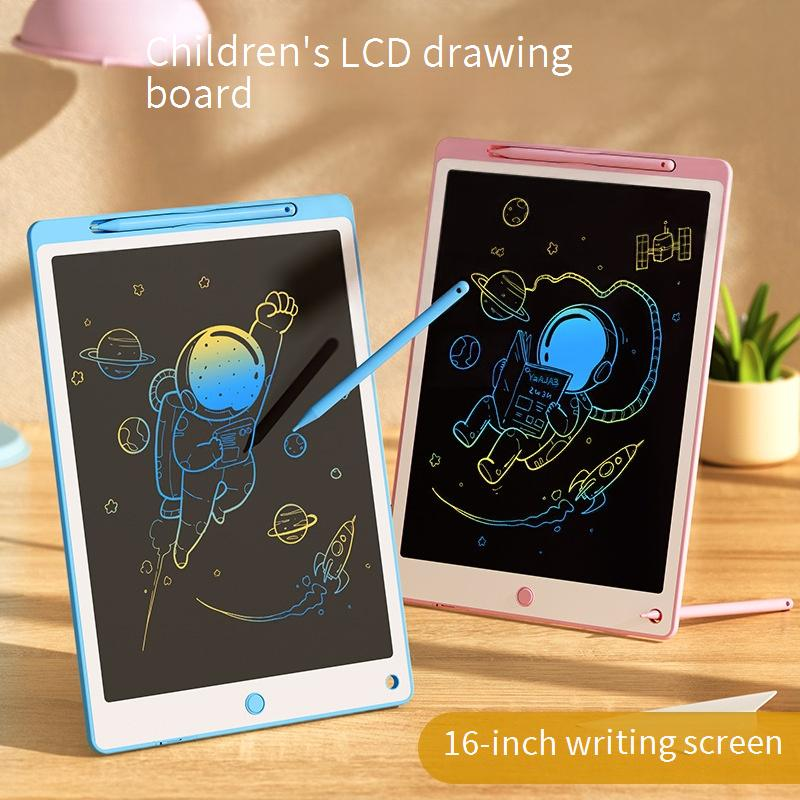 Tablet LCD de 13 polegadas - Bloco de notas digital reutilizável com caneta stylus para escritório, escola e casa, quadro de notas apagável para crianças e adultos_voghion.com