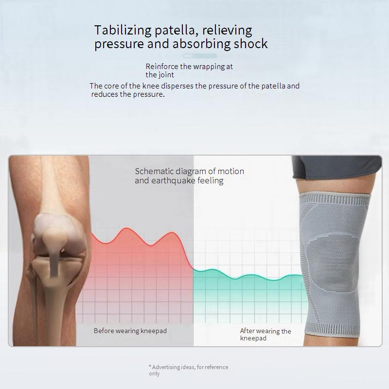 Professionelle Kniebandage für Männer und Frauen – Atmungsaktive und verstellbare Kniebandage zum Laufen, Radfahren, Wandern und zur Linderung von Gelenkschmerzen_voghion.com