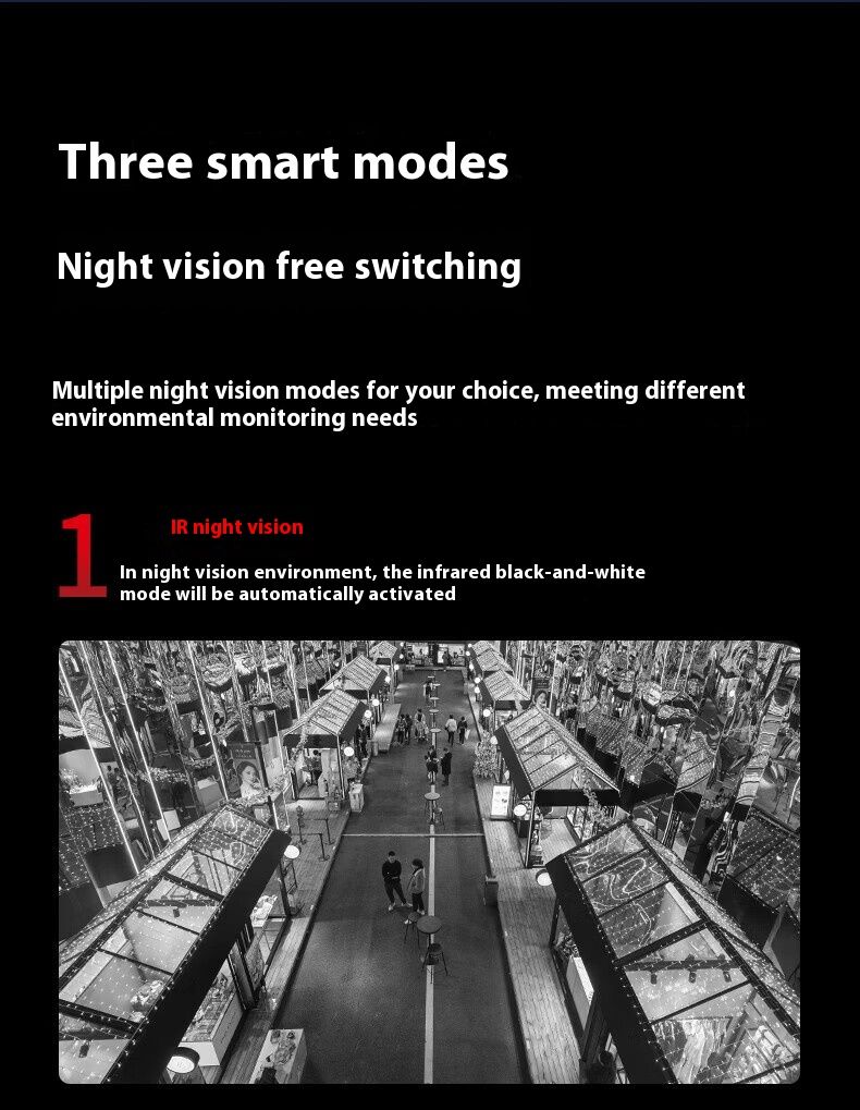 Outdoor Security Camera, 1080P HD, IP66 Waterproof, 30ft Night Vision, Motion Detection, Auto Day/Night Mode For Indoor & Outdoor Surveillance_voghion.com