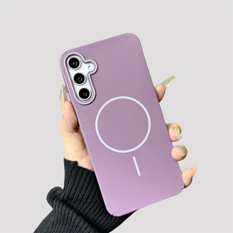 Matte Magnetic Wireless Charger Case For Samsung Galaxy A16 A26 A36 A56 A15 A25 A35 A55 A14 A34 A54 5G A06 Shockproof_voghion.com