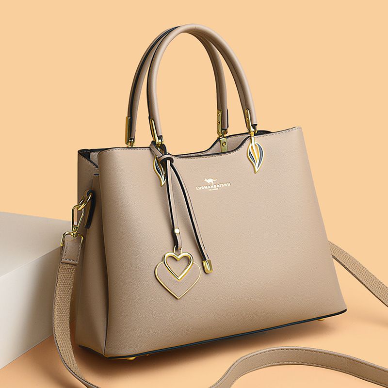 Borsa da donna di mezza età Nuova borsa da donna alla moda coreana Borsa a mano Borsa a tracolla multistrato_voghion.com