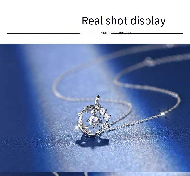 Collana in argento sterling 999 con carpa koi, collana di lusso leggera, collana coreana con pesce rosso, nuova collana da donna, design Sense Niche_voghion.com