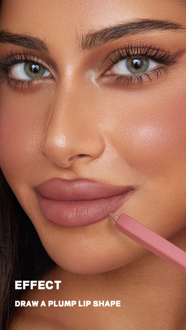 Pudaier 12-teiliges samtmattes Lipliner-Set – wasserfest, Antihaftbeschichtung, langanhaltend, für alle Hauttypen_voghion.com