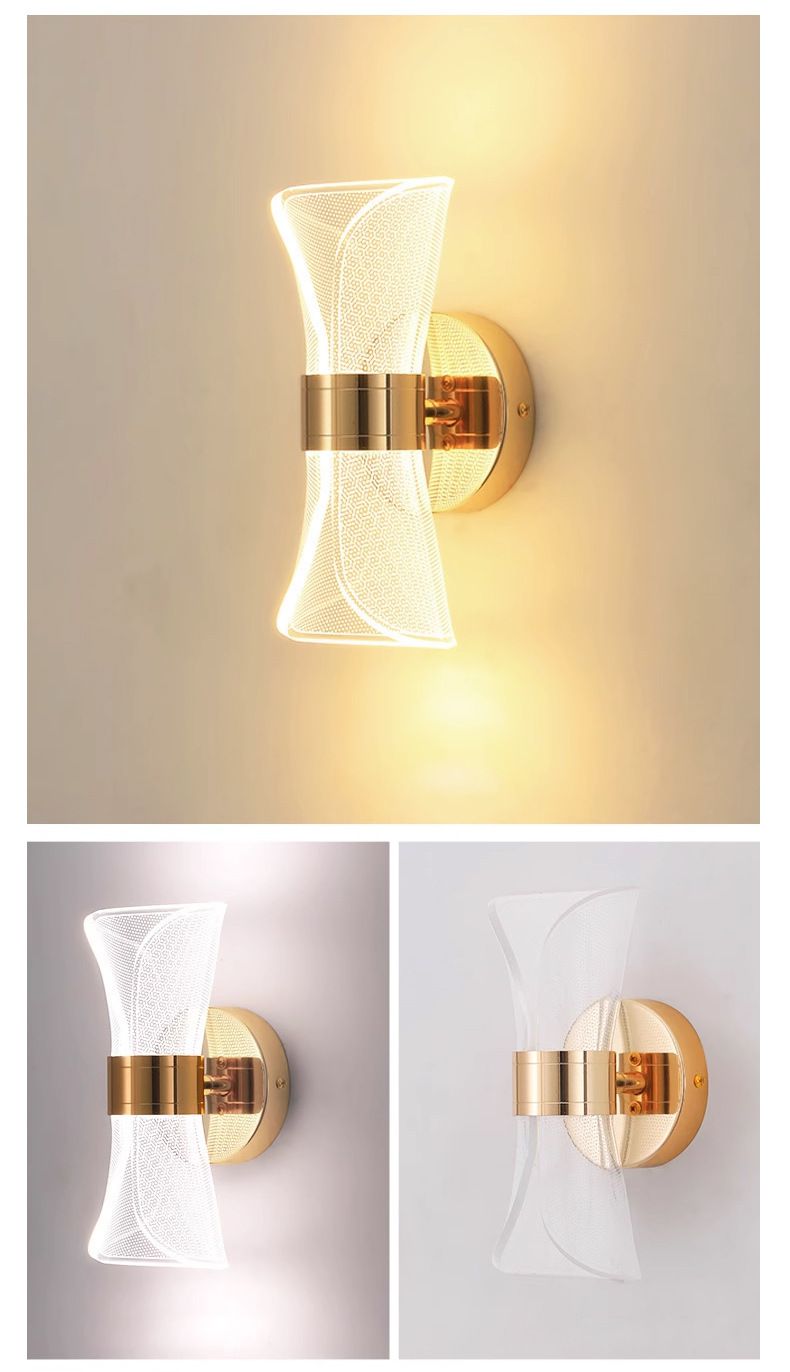 Minimalistyczna nowoczesna lampka nocna kreatywna sypialnia salon Nordic LED ultra jasne tło ścienne korytarza_voghion.com