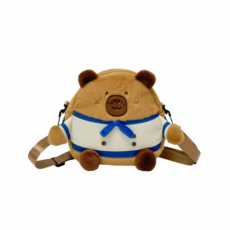 Borsa a tracolla Capybara creativa e carina, mini, modello Cub Bakery, autunno inverno 2024_voghion.com