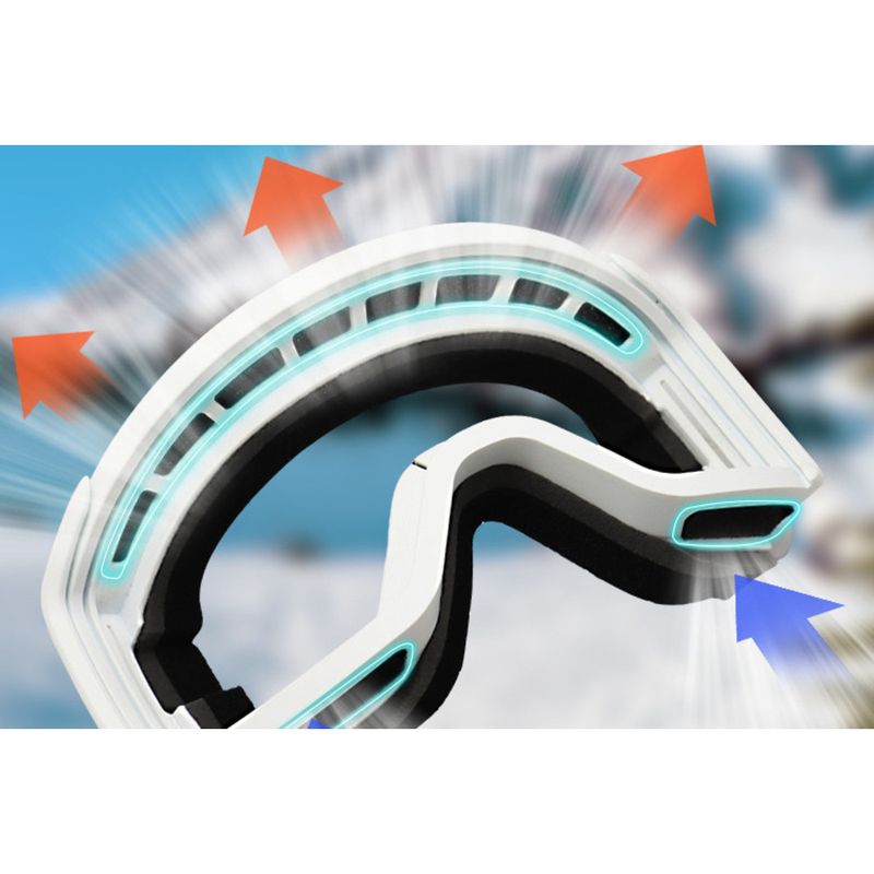 Double-layer Anti-fog Large Field Of View Aspheric Indoor Goggles HD Enhanced Clarity Outdoor Mountaineering Ski Glasses_voghion.com