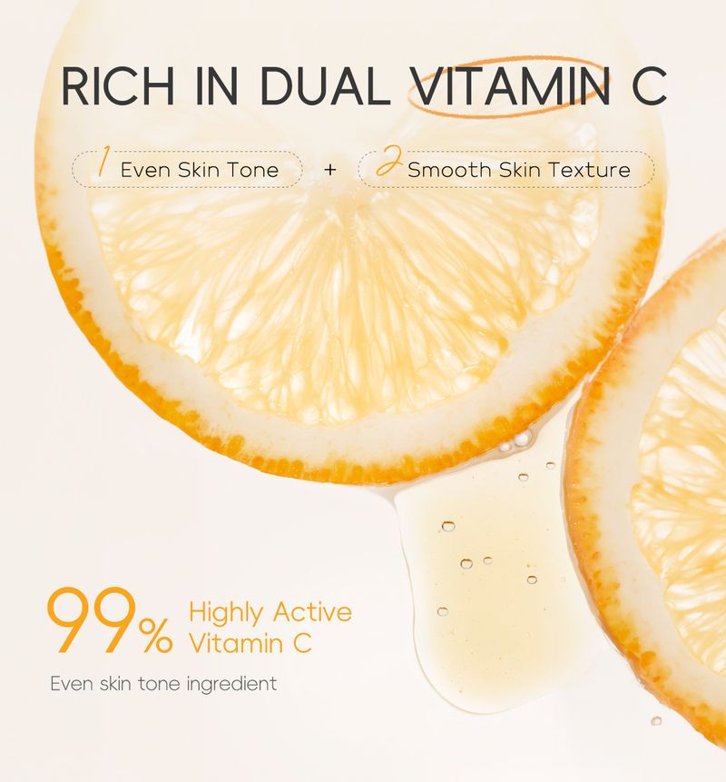 Seturi Produs nou LAIKOU Vitamina C Kit de îngrijire a pielii cu 6 piese Hidratare, hidratare și iluminare a culorii pielii_voghion.com