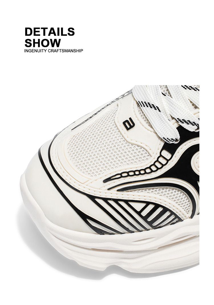 2025 Frühjahr Neue Atmungsaktive Mesh-Sneakers Für Herren Trendy Vielseitige Casual Dad-Schuhe Mit Dicken Sohlen_voghion.com